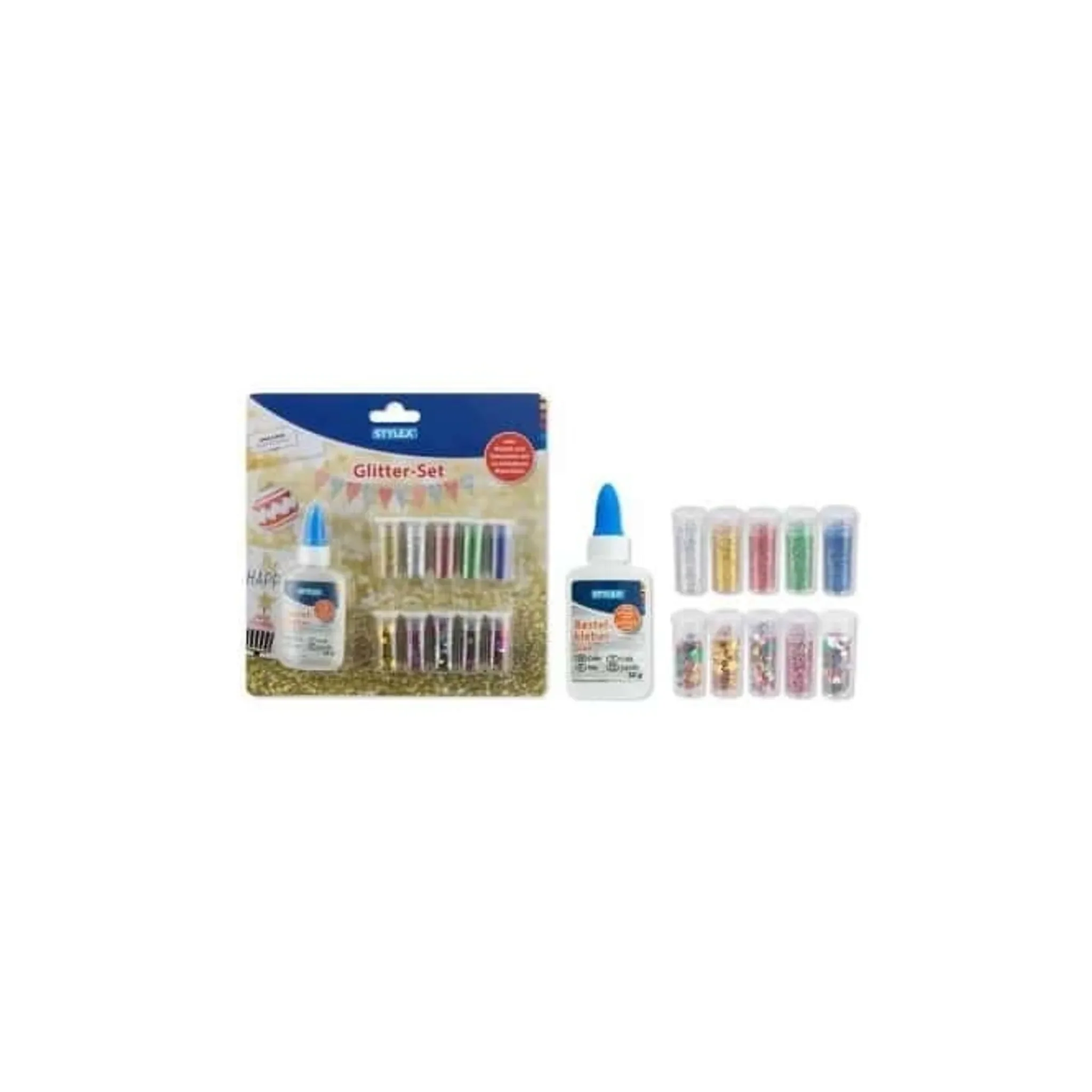 Glitter-Set – 11-teilig zum Basteln & Dekorieren